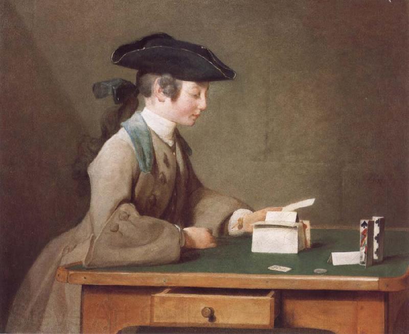 Jean Baptiste Simeon Chardin The House of Cards Germany oil painting art
